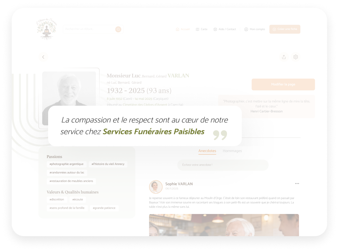 Exemple de présence dans le temps
